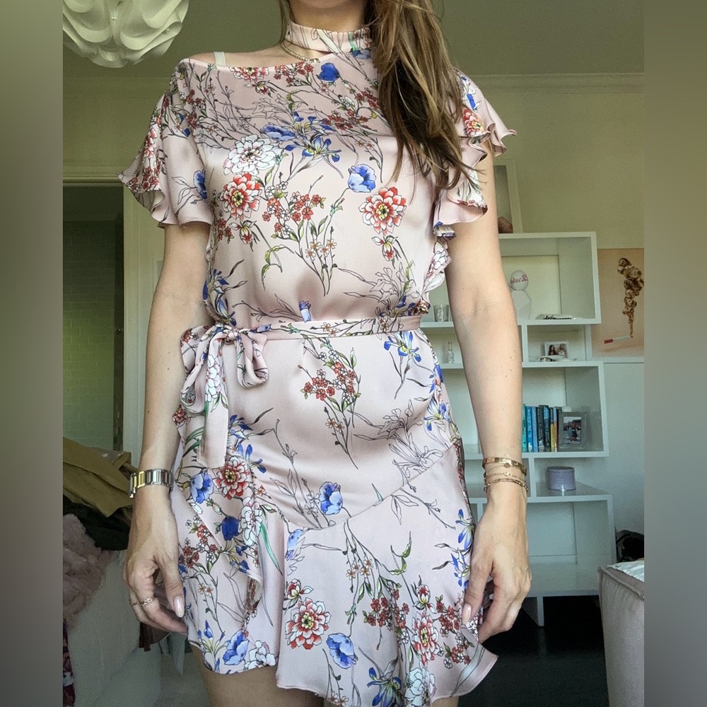 Silk Floral Marissa Webb mini dress